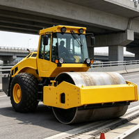 Compacteur routier de 12 tonnes, machine de compactage de sol haute efficacité pour la construction, prix de vente