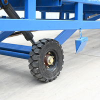 Yüksek Kapasiteli 15 Ton Mobil Çelik Yard Rampası Hidrolik Konteyner Tam Boy Entegre Forklift Yükleme Rampası LANSHENG