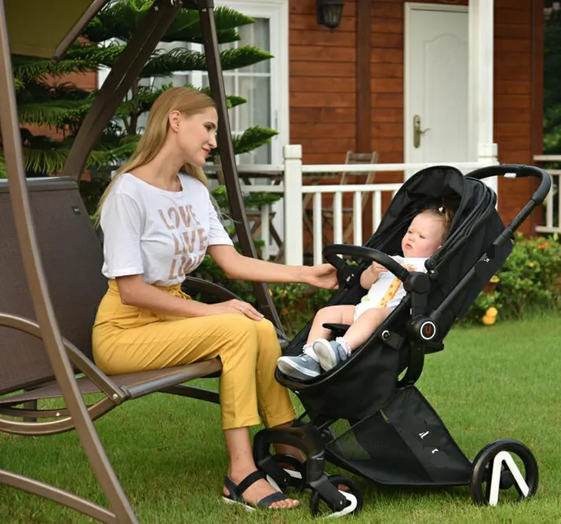 Wholesale Classic Baby Stroller Soft And Comfortable Baby Pram 3 In 1 Baby Foldable Stroller