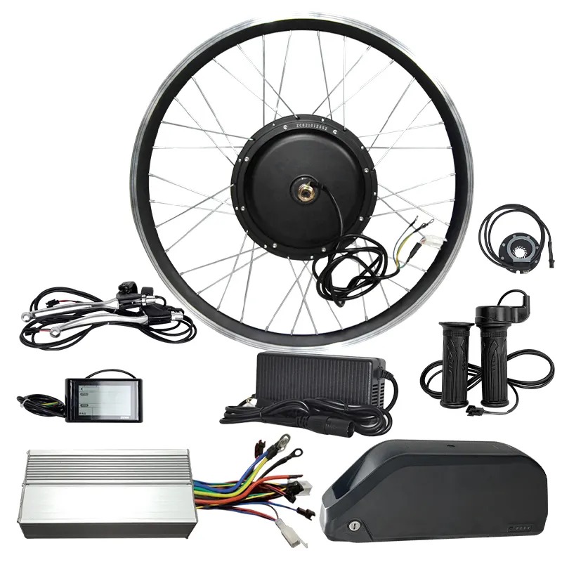 Wholesale 250w-12000w Brushless Electric Bicycle Motor Wide Wheel Other Parts Electric Bike Conversion Kit