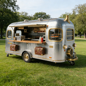 Nuevo Diseño de Contenedor de Envío de Alimentos de 20 pies, de Aluminio y Acero Inoxidable, Quiosco de Bar, Carrito de Dulces, Opción Personalizable, para Exteriores, en Venta - Product Image 3