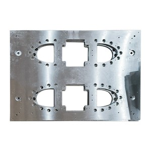 Plaque en aluminium 6061 usinée CNC sur mesure à partir de dessins pour équipement automatisé à grande échelle - Product Image 1