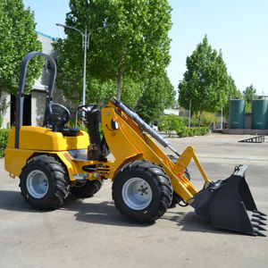 H180 Mini pale ruote 1Ton costruzione e fattoria Mini escavatore con Euro5 <span class=keywords><strong>Skid</strong></span> <span class=keywords><strong>Steer</strong></span> Loader allegati con il prezzo - Product Image 1