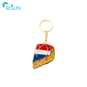 Llavero de fábrica con bandera de Holanda, Amsterdám, molino de viento, tulipán, zapatos, <span class=keywords><strong>queso</strong></span>, con logotipo personalizado, recuerdo. - Product Image 5