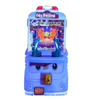 Machine d'arcade de divertissement pour enfants, à pièces, double joueur, avec plusieurs jeux : tir, course automobile, matériel en PP+ABS