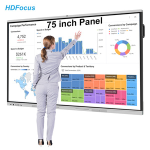 Tableau blanc électronique HDFocus 75 pouces à panneau intelligent <span class=keywords><strong>interactif</strong></span> pour le <span class=keywords><strong>bureau</strong></span> et l'école - Product Image 1