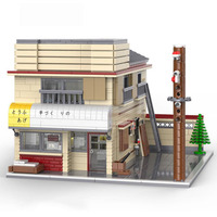 Cada C61031 MOC City Shop House Apartment Store Model, Modelo Modular Educativo para Exhibición, Regalos para Adultos, 1908 Piezas, Bloques de Construcción