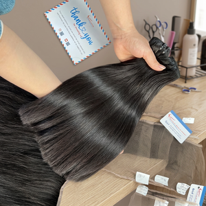 Extensiones de Cabello Humano 100% Natural de Alta Calidad, Grado Remy, Virgen, Doble Trama a Máquina, Súper Doble Trama, Cabello Rubio a Granel - Product Image 1