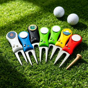 Outil de réparation de divots de golf double face personnalisé, esthétique neutre, portable - Product Image 5