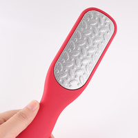 Poignée En Plastique rouge 2 Voies En Acier Inoxydable Râpe Lime À Pied En Acier En Métal