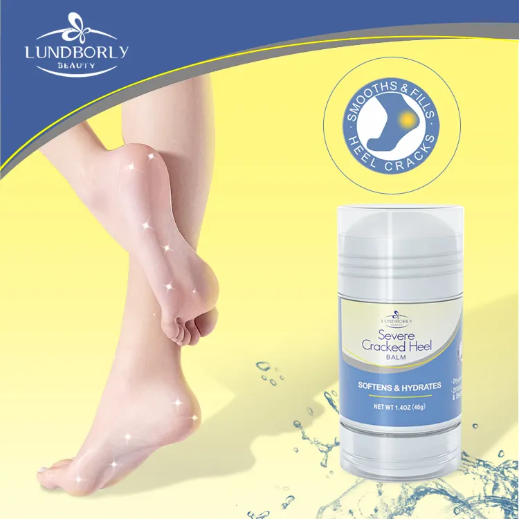 Private Label Softens Moisturizes Healthy Foot 25% Urea Dry Cracked Feet Cracked Foot Care Heel Repair Balm