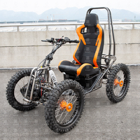 Scooter électrique puissant à double moteur 5000W pour le tout-terrain et les terrains accidentés