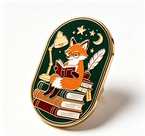 Custom 3D Hard Enamel Metal <b>Pin</b> Personalized Zinc Alloy Lapel <b>Badge</b> Oval Animal Souvenir for Gift and Clothing - Product Image 2