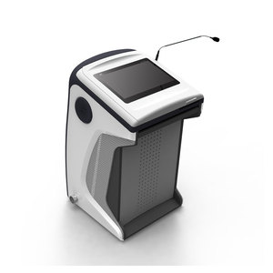 Đa phương tiện rostrum Bục Giảng Tương tác Thiết kế trường học kỹ thuật số thông minh giảng dạy bục với duy nhất 4k 23.8inch màn hình cho giáo dục - Product Image 3