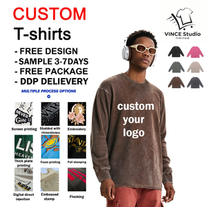 Durable Lightweight Cotton Oversized T-shirt Classic Comfortable <b>White</b> Mens <b>Tshirts</b> Super Soft Fabric T Shirt For Men - Product Image 1