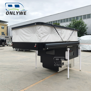 Cámper para Camioneta con Techo Elevable, Paredes Blandas, para Todas las Estaciones, Certificado por DOT y VIN, para 4 Personas, Todoterreno, para Acampar, Fabricación OEM de Fábrica - Product Image 2