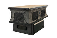 Huntoo Fabricant sur mesure de camping-cars pour camion, toit souple escamotable, 4x4 hors réseau, pour l'aventure Trucklife