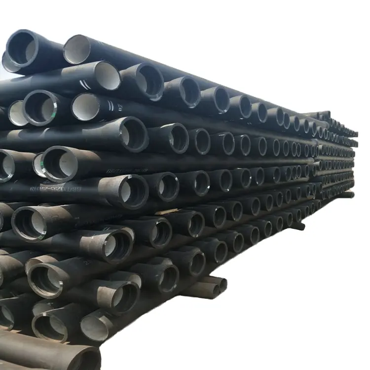 2024 Konzessionales hochklassiges wasserdruck-test ductiles industrielles EN545 /ISO2531/EN598 ductiles Eisenrohr