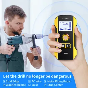 เครื่องตรวจจับโลหะ HEDAO WD-01 WD-02 รุ่นใหม่ ออกแบบรูเจาะตำแหน่งบนผนัง ใช้ไฟ AC สำหรับตรวจจับสายไฟ ท่อ และไม้ - Product Image 2