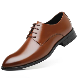 Zapatos Oxford de Vestir para Hombre, de Cuero Genuino, Clásicos y Versátiles, Botines para Hombre para Todas las Temporadas - Product Image 1