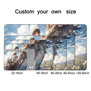 Custom Design Large Stitched Edges Playmat Smooth Surface XXL Anime Dragon <b>Gaming</b> Mousepad with Non-Slip Ruber Base - Product Image 2