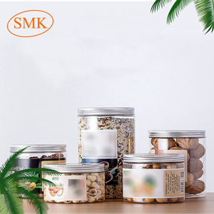 Пустая пластиковая банка из ПЭТ объемом 600 мл для хранения продуктов: шоколада, леденцов, жевательной резинки, сахара, конфет, печенья, специй, меда. - Product Image 5