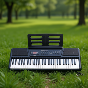 Teclado Musical (54 Teclas) Polifonía 4 Rayos Negro 10354 - Product Image 1