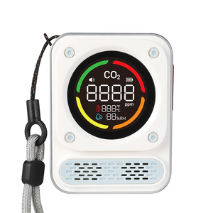 Détecteur de monoxyde de carbone (CO) domestique BOSEAN BH-X01 en ABS argenté, capteur électrochimique, portée de détection 10-20m, alarme à 10% - Product Image 1
