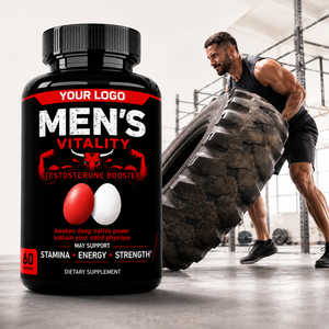 Capsules de vitalité quotidienne pour hommes en gros – Formule naturelle d'énergie et de résistance avec Tongkat Ali, Ginseng, Tribulus, Zinc, Magnésium, B6 - Product Image 1