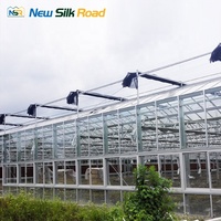 Panneau de toiture en polycarbonate, serre en acier de luxe, tôle en acier PC multi-voûtes, serres agricoles de grande taille pour jardin