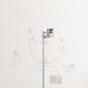 מפעל סיטונאי גמיש קומה טלפון לוח לוח הרצפה מחזיק מעמד תואם עם kindle <span class=keywords><strong>iphone</strong></span> 16 15 פלוס pro - Product Image 4