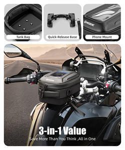 Sac de <span class=keywords><strong>r</strong></span>éservoir de moto à dégagement rapide NICECNC pour <span class=keywords><strong>BMW</strong></span> <span class=keywords><strong>R</strong></span> <span class=keywords><strong>1250</strong></span> <span class=keywords><strong>GS</strong></span>, système de verrouillage Push-Pull, étanche - Product Image 6