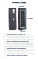 Barrières de stationnement solaires en gros, portails électriques automatiques à double battant, matériau réfléchissant de qualité diamant, protection IP55