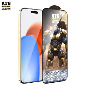 ATB HD Clear Nano Protective Screen Protectors for iPhone 15 promax Cellphone Film Glasses