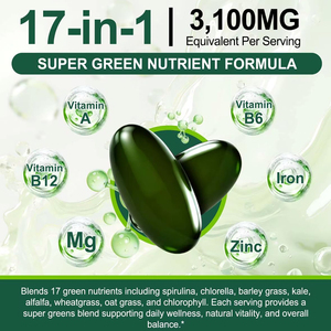 Espirulina y Chlorella de alta calidad de marca privada, protección antioxidante, apoya el bienestar diario y la salud celular en cápsulas blandas. - Product Image 6