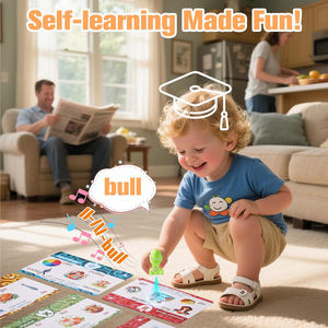 Activités d'apprentissage pour enfants <span class=keywords><strong>de</strong></span> <span class=keywords><strong>maternelle</strong></span> et préscolaire, essentiels pour l'école <span class=keywords><strong>à</strong></span> domicile - Jeux et jouets sur le thème <span class=keywords><strong>de</strong></span> la phonétique, cartes flash <span class=keywords><strong>de</strong></span> phonétique - Product Image 5