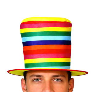 Sombrero de Payaso Colorido para Niños y Adultos, Divertido Sombrero de Disfraz de Circo para Fiestas, Carnavales, Espectáculos y Eventos - Product Image 4