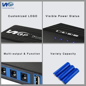 Banco de Energía de Alta Capacidad WGP de 31200 mAh <span class=keywords><strong>para</strong></span> Enrutador Wifi, Baterías de Emergencia 18650, Salida de 12 V CC y 5 V USB, Almacenamiento de Energía - Product Image 5