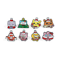 Broches de Pokémon de la Serie Navideña de Dibujos Animados, Bestias Mágicas, Duendecillos, Accesorios de Metal