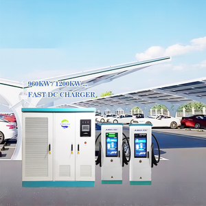 Nouvelle station de recharge rapide pour véhicules électriques DC de type multi-prises 960-1200KW avec écran tactile couleur de 7 pouces et double refroidissement - Product Image 1