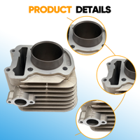 Kit Cylindre Moteur Moto BAJAJ LF157 57mm Refroidi par Air à Base Large – Vente en Gros