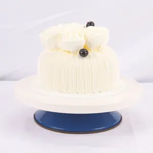 Wholesale Portable Single Axis Low Waist Cake Decoration Turntable Cake Stands For Wedding Cakes