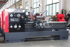 Torno horizontal manual paralelo CS6266C para metal, de alta resistencia y alta precisión, con bancada de 220V - Product Image 2