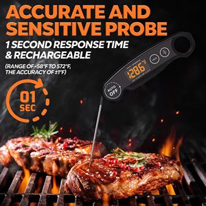 Waterproof BBQ <b>Thermometer</b> for Grilling Digital Meat <b>Thermometer</b> Food Cooking <b>Thermometer</b> - Product Image 2