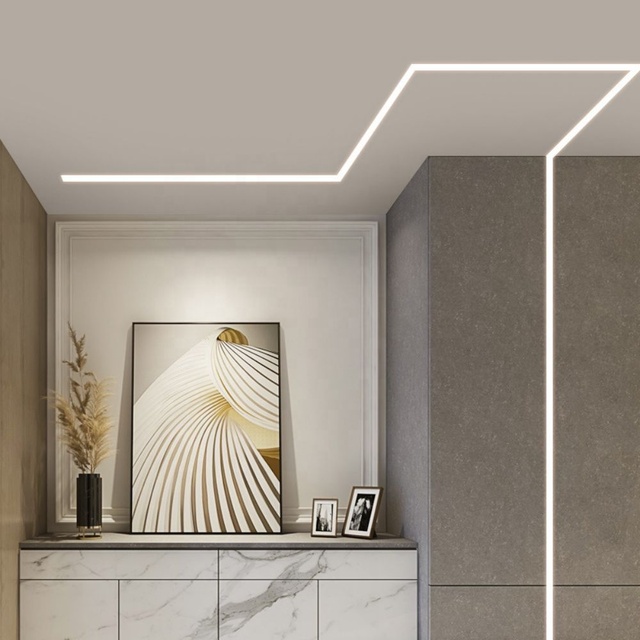 Direct Sale 17*08MM Linear Light Led Aluminum Extrusion Profiles Led Strip Light Aluminum Profile Channel With PC Diffuser