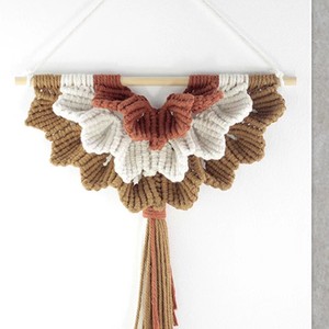 Atrapasueños hecho a mano hermoso amanecer, colgante de pared, macramé, colgadores bohemios, atrapasueños de algodón para decoración del hogar y la Oficina - Product Image 6