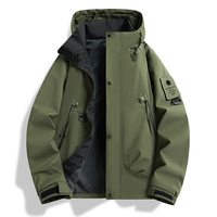 Veste légère à fermeture éclair pour homme personnalisée, logo personnalisable, coupe-vent et imperméable, style décontracté, hiver