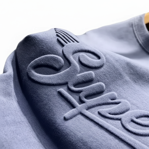 เสื้อยืดลายนูนสำหรับผู้ชายเสื้อยืดผ้าฝ้ายโอเวอร์ไซส์ลายกราฟิกแบบธรรมดาออกแบบได้เอง3D - Product Image 1