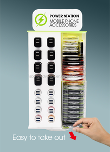 Soporte de exhibición acrílico para teléfono móvil, accesorios de carga rápida de colores, estante de exhibición de tienda, venta al por mayor, barato, 72 Uds., <span class=keywords><strong>2021</strong></span> - Product Image 4