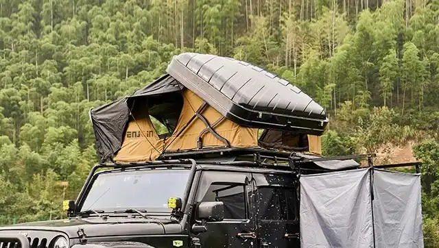 Go on a road trip across Japan in a fully equipped camping car with a  rooftop tent